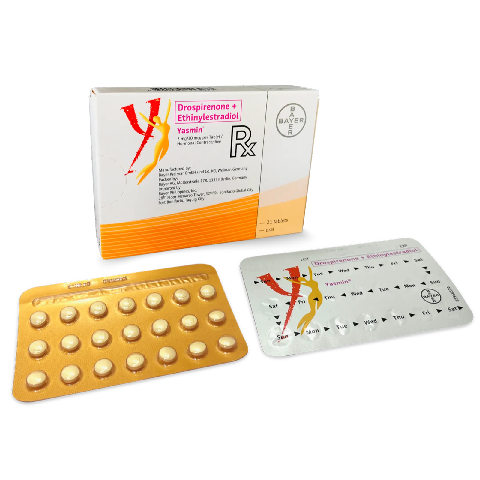 [10003114] Yasmin Oral Contraceptive Pills 3 mg/30 mcg 21  s