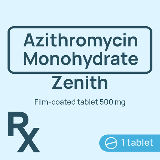 [10003301] Zenith Film-Coated Tablet 500mg