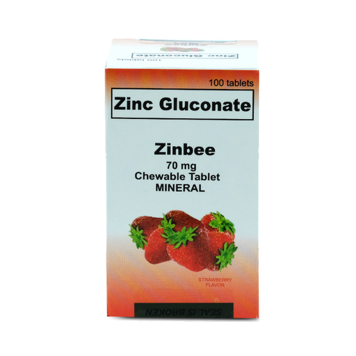 [10000037] Zinbee 70mg Chewable Tablet 100's