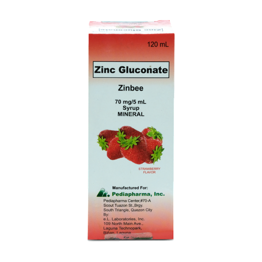 [10000033] Zinbee 70mg/5mL Syrup 120mL
