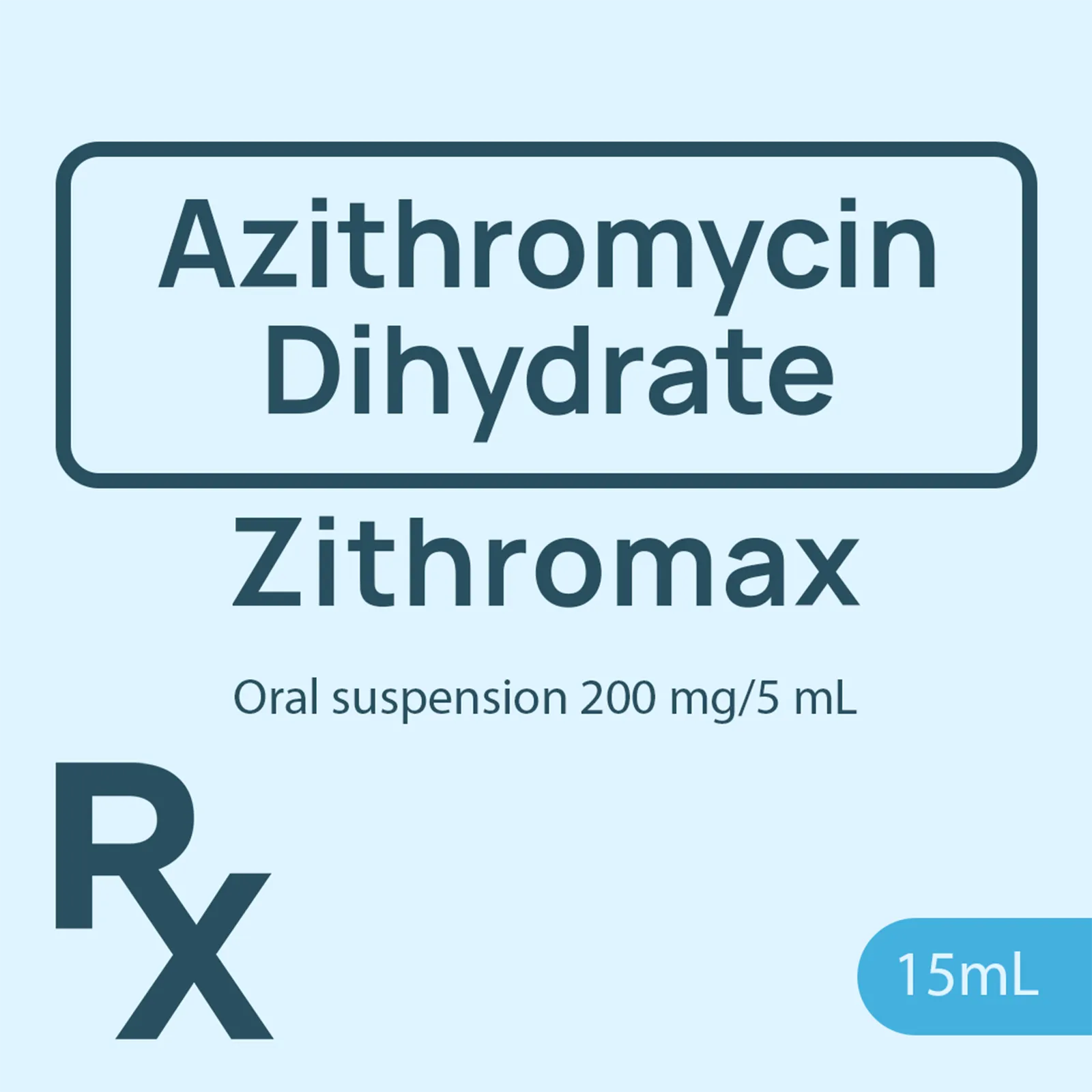 [10002620] Zithromax Oral Suspension 200mg/5mL 15mL
