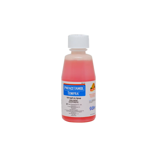[10007975] Tempra Syrup 120mL Strawberry Flavor