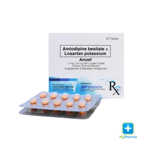 [10009018] Amzef 5mg/50mg Film-Coated Tab