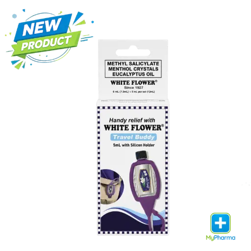 [10007836] Travel Buddy - White Flower No.3 5mL with FREE Holder