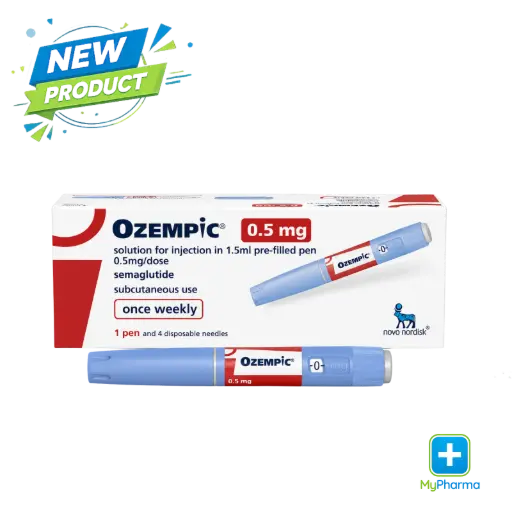 [8100013233] Ozempic Semaglutide Solution For Injection 0.5mg /0.37mL 