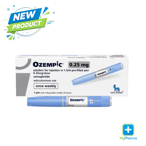 [8100013234] Ozempic Semaglutide Solution For Injection 0.25mg /0.19mL 