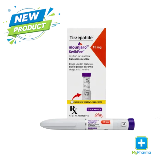 [8100013246] Mounjaro Kwikpen 15mg/0.6mL with FREE Needles 