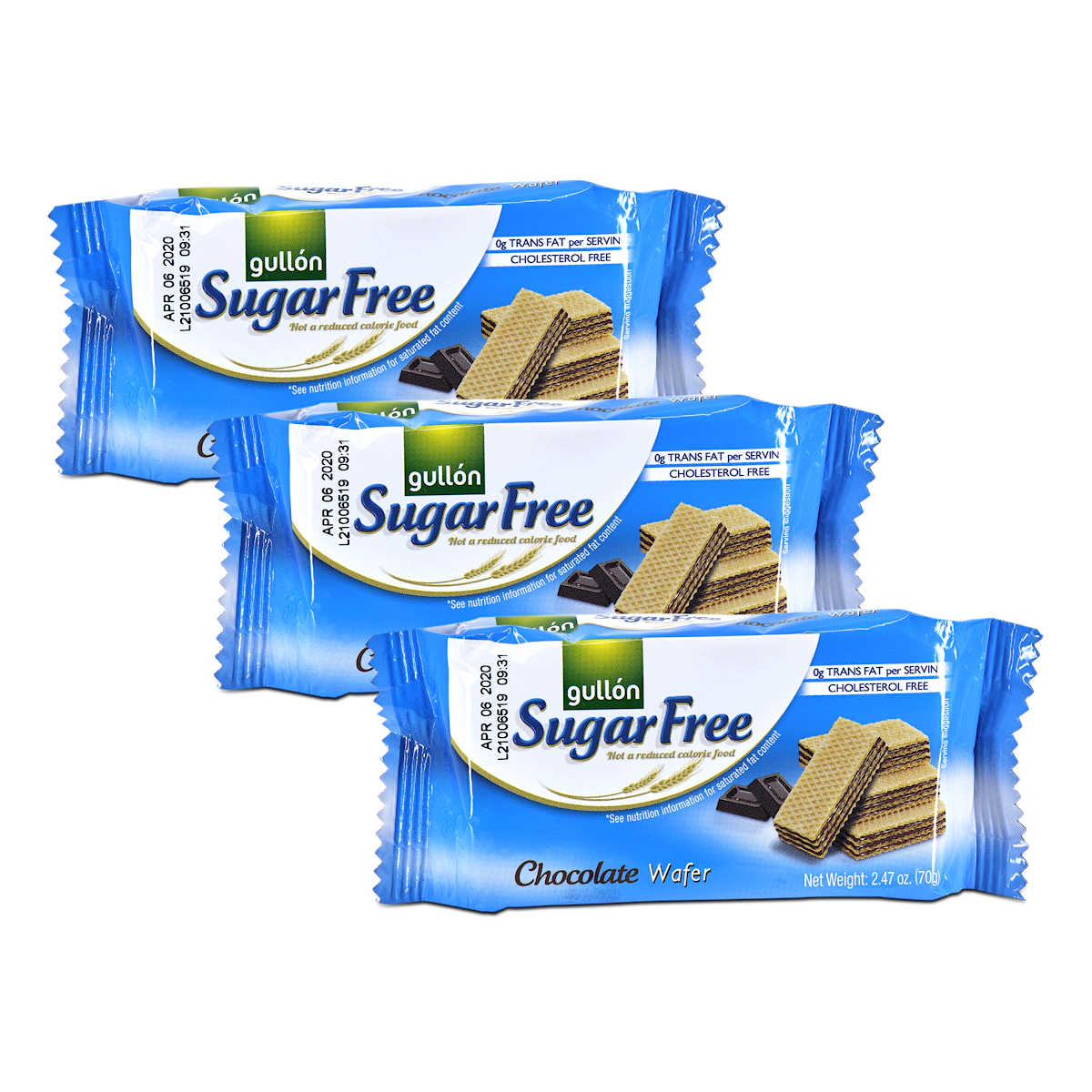 [10007910] Gullon Sugar Free Choco Wafer 60g