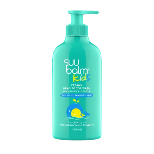 [10006022] Suu Balm Kids Head to Toe Wash 420mL 