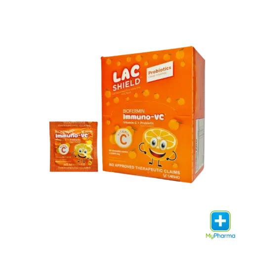 [8100013774] Biofermin Immuno-VC Chewable Tablet Orange Flavor