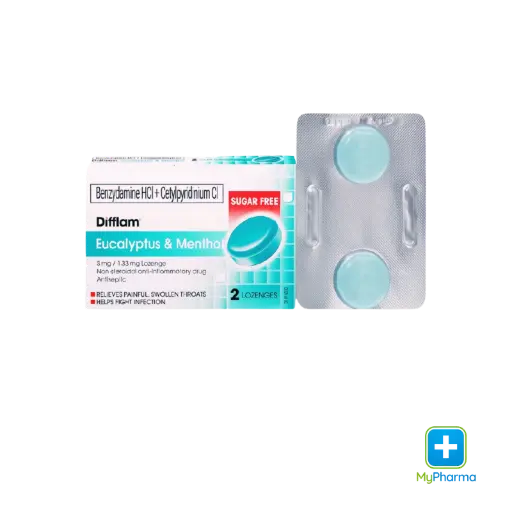 [10009343] Difflam Eucalyptus & Menthol 2's   