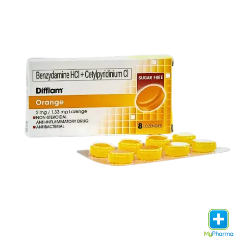 [10006182] Difflam Lozenge Orange 8's   